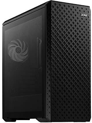 ADATA XPG Defender PRO Mid-Tower PC Chassis, Full-Size E-ATX Dimension with MESH Front Panel Design, ARGB Strips Lighting, Removable dust Filter, I/O USB 3.0 Ports, Black, One Size