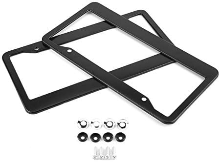 Nummernschildhalter, Yctze 2 Stück Universal Edelstahl Auto Nummernschild Rahmen Abdeckung Halter Halterung für kennzeichenhalter us car original us kennzeichenhalter kfz kennzeichenhalter usa kennzei