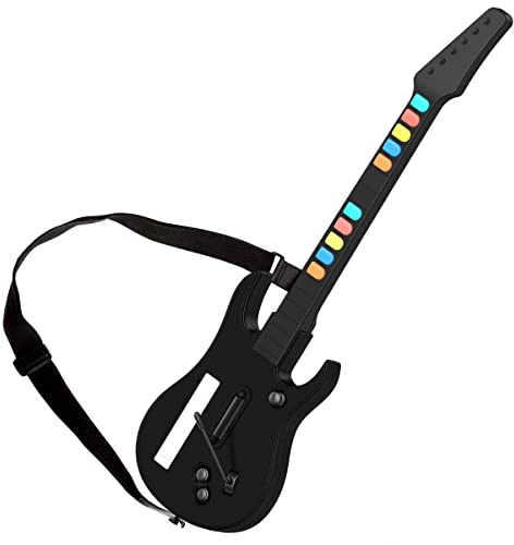 Guitar Hero, Wii Guitar Hero for Guitar Hero Controller, Wii Guitar Hero Guitar Compatible with Wii Rock Band guitar Games (Excluding Rock Band 1)
