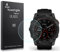 Yoomigle Confezione da 4 pellicole protettive per schermo solare Garmin Fenix 7X in vetro temperato per Fenix 7X Solar Smartwatch Pellicola protettiva in vetro antigraffio senza bolle