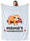 Landifor Mutter Kuscheldecke Geschenke zum Geburtstag Mama Decke - Mama's SCHNARCHECKE 130 x 170cm Geburtstagsgeschenke Geschenkideen für Mutter Weihnachten Geburtstag Muttertag