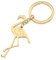 RAIDIN Edelstahl Gold Silber Plattiert Süße Tier Schlüsselanhänger Schlüsselring Geschenke für Damen Mädchen Auto Handtasche Schlüssel Charms Zubehör (Gold-172 Flamingo)