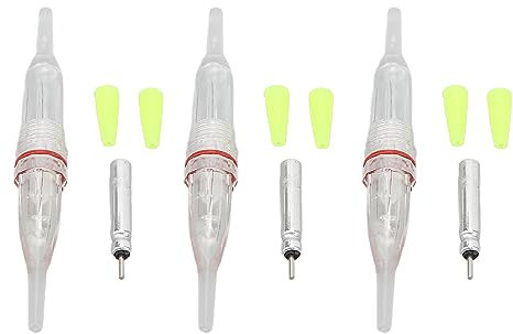 VBESTLIFE LED Deep Drop Angellichter, Auslaufsicher, Wasserdicht, Batteriebetrieben, LED Blinkend, Attraktive Angellampe Zum Angeln