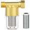Beatific Filtre à Eau 1/2 pour Robinet, Filtre à Eau de Machine à Laver, pré-Filtre à Eau, Combinaison de filtres à Eau, Filtre à sédiments. Convient aux Pommes de Douche, Chauffe-Eau, purificateurs