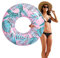 HeySplash Aufblasbarer Schwimmring, 107cm Aufblasbar Schwimmreifen, Swimming Pool Wasserspielzeug Zubehör Kinder Erwachsene für Strand Party, Rosa
