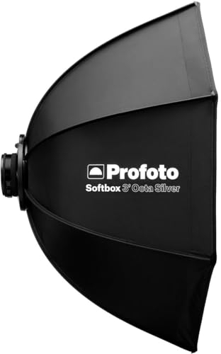 Profoto Softbox Octa Silver de 3 pies con difusor extraíble y soporte todo en uno