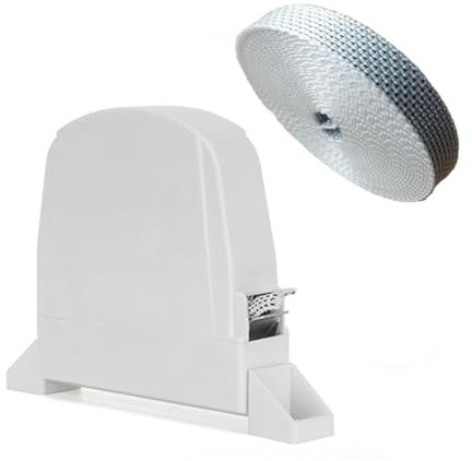 Hurromy Gurtwickler für Fensterläden, einfache Installation, Mini-Halterung für Fenster, Gürtelspule