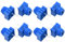 Trimmpotentiometer,Breadboard Trimmpotentiometer Kit,Multiturn Trimmer Potentiometer Blau,Trimmer Potentiometer Kit,Drehpotentiometer Variable Widerstand Hoch Präzisions Widerstände,16pc