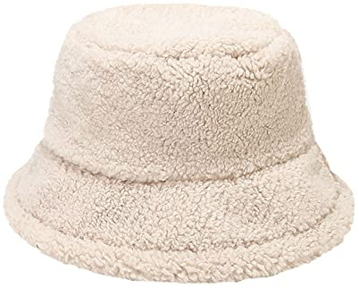 Winter Fischerhut Unisex Fleece Wintermütze Plüsch Fischerhut Anglerhut Weihnachts Druck Fischerhüte Damen Herren Winterhut Breite Krempe Freizeithut Wärmer Bucket Hat Sonnenhut