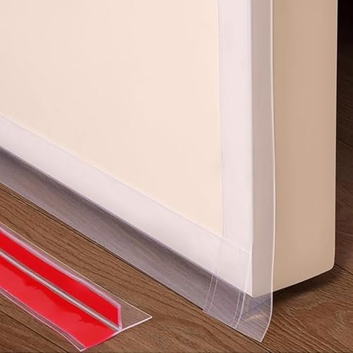 Joint d'étanchéité en forme de T pour portes et fenêtres, ruban d'étanchéité en TPE transparent, autocollant, double face, pour fentes de portes et fenêtres, portes coulissantes, cabines de douche,