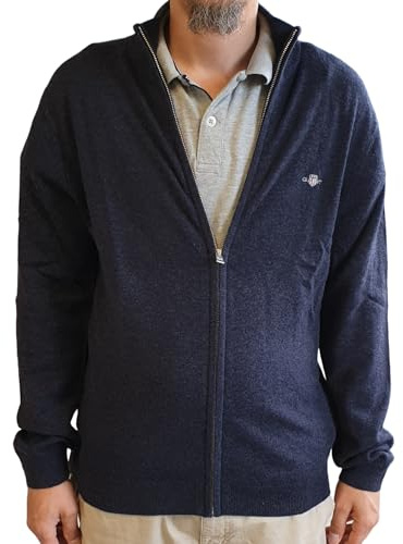 Extrafine Lambswool Zip Cardigan