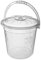Plastic Measuring Bucket with Bin Lid Container Handle (10L)