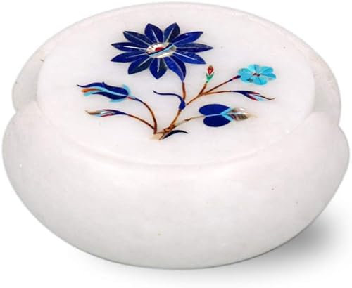 Ensemble de sous-verres à thé en marbre I Ensemble de sous-verres à café en marbre I Ensemble de sous-verres en marbre I Ensemble de sous-verres en marbre blanc 11,4 cm