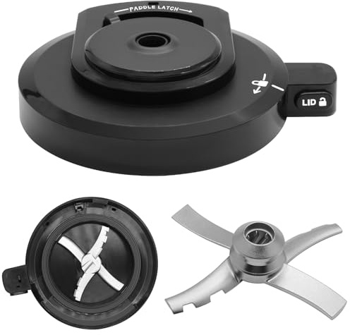 Outer Bowl Lid with Paddle Compatible with Ninja NC299AMZ/NC301/NC300 | Ice Cream Maker Outer Bowl Lid & Paddle – Reusable BPA-Free Creami Accessories, Dishwasher Safe