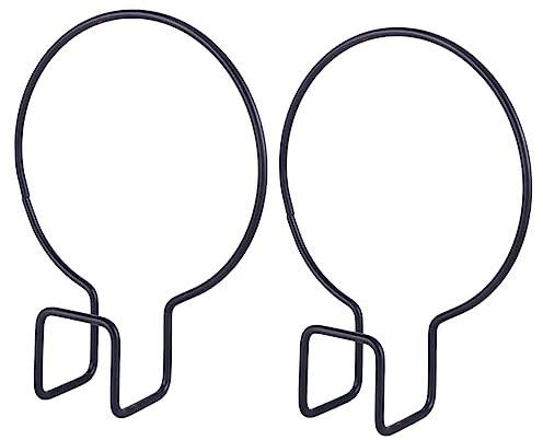 VICASKY 2piezas Soporte para Macetas De Balcón Forma De Anillo Soporte para Plantas De Pared Gancho para Macetas para Decoración De Ventana o Pared Material De Hierro