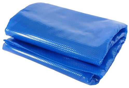 PROREGAL Pool-Abdeckung, HxBxT 0,04x600x400cm, rechteckig 6x4m blau, Stärke: 400 µm, Wärmeplane Abdeckplane Solarplane Solarabdeckung