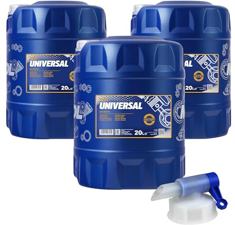 60L MANNOL Universal 15W-40 API SN/CH-4 Öl Motoröl MN7405-20 inkl. Auslaufhahn