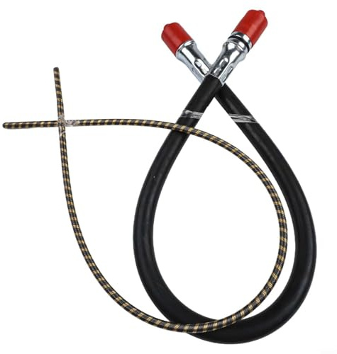 Arbre de transmission Flexwelle 35 pour débroussailleuse à dos avec extrémités de 29 mm, construction robuste en métal et caoutchouc pour tondeuse à gazon et débroussailleuse, noir/rouge (shaft core)
