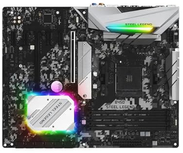 Scheda madre Scheda madre Fit For ASRock Brand B450 STEEL LEGEND supporta Ryzen 5 5600 5600G R7 5700X3D 5800X CPU 4xDDR4 HDMI M.2 ATX AM4