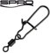 Spro Matt Black Easy Snap + Rolling Swivel - Snaps, Größe/Tragkraft/Packungsinhalt:Gr. 1+8 / 9kg / 13 Stück