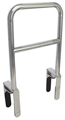 Behrend Badewannen-Einstieghilfe, Badewannengriff, Sicherheitsgriff, Chrom, H 43,5cm