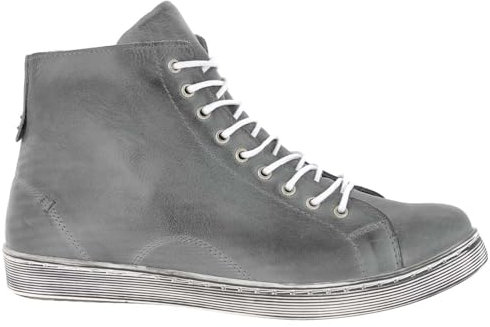 Andrea Conti Damen High Top Sneaker, Grau, 37 EU