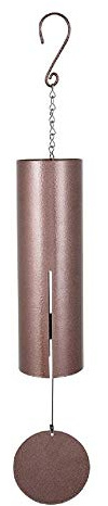 Bronze Fleck Bronze Cylinder Bell Wind Chime Outdoor Garden Windchimes 36 Inch