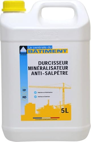 La Centrale du Bâtiment - Durcisseur minéralisateur anti-salpêtre 5Kg - Béton, Brique, Pierre - SEALANT - Traitement - Sealant