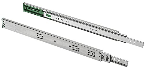 Soft Close self Close Drawer Runners Slides, Full Extension, 400mm, H45mm 25kg