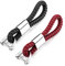 Hongyantech 2 Stück Eleganter Schlüsselanhänger Schlüsselband Schlüsselbund Schlüsselhalter Schlüsselring Auto Schlüsselanhänger Halter Schmuck Tasche Anhänger Geschenk Leder Seil BZ