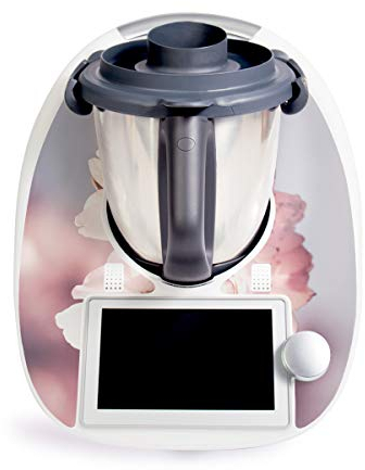 WANDKINGS Aufkleber Sticker für Thermomix TM6, Kirschblüten