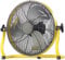 Sichler Haushaltsgeräte Akku Ventilator: Akku-Vollmetall-Bodenventilator, bis 1.200 U/Min., 30 cm, 15 Ah, IPX4 (Metallventilator, Ventilator für außen, Lüfter für Notebook)