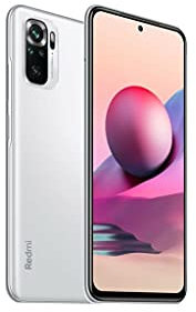 Xiaomi Redmi Note 10 Smartphone 4G 64GB 6.43 AMOLED DotDisplay Ricarica rapida da 33W 5000mAh (typ) Batteria 48MP Wide-Angle telecamera Bianca [Versione globale]