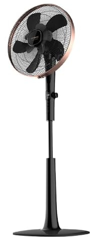 Cecotec Standventilator EnergySilence 1040 SmartExtreme. 16 mit 28 W und DC-Motor, 24 Geschwindigkeiten, 3 Modi, Oszillation, leise, höhenverstellbar, 10 Flügel und maximale Sicherheit