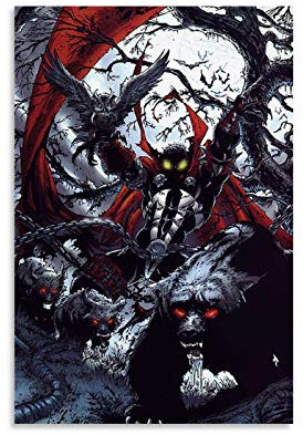 ZXCMNB Spawn Fondos De Pantalla Poster dekorative Malerei Leinwand Wandkunst Wohnzimmer Poster Schlafzimmer Malerei 20x30inch(50x75cm)
