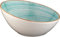 Bonna Premium Porcelain AAQVNT16KS Aura Aqua Bowl Schale, Salatschale, Schüssel, 16cm, 350ml, Porzellan, türkis, 1 Stück