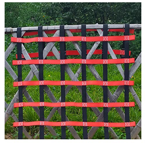 Kletternetz Spielturm,Slackline ZubehöR Kinderzimmer Schaukel KlettergerüSt Indoor Kletterturm Strickleiter Erwachsene Schutznetz HäNgebrüCke Kletterleiter,Ninja Warrior TrainingsgeräTe