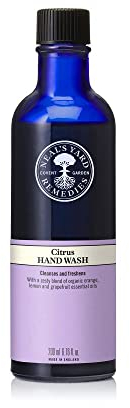 Neal’s Yard Remedies Citrus Hand Wash – No Pump | Organic Hand Soap with Orange, Lemon and Grapefruit Essential Oils | Vegan Hand Wash Made with Organic Ingredients | 200ml