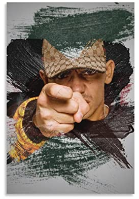 TSALF Wanddeko Poster Kein Rahmen Capital Bra Rapper Schönes und kreatives Werbeplakat 60x90cm