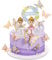 Ballerina Tortendeko Bausatz,Ballerina-Kuchenaufsatz,Ballerina Deko Geburtstag,Butterfly Cake Topper für Geburtstagsfeierzubehör Baby Shower Anniversary Decorations