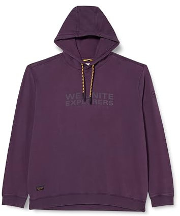 camel active Herren 409441/2w12 Kapuzenpullover, Lavender, XXL EU