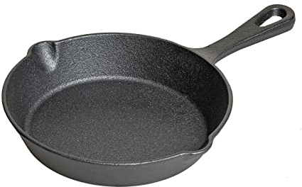 Blackwell Frying Pan | Ø 20 cm | Cast Iron | Black | Suitable for All Heat Sources Including Induction, Grill, and Oven
