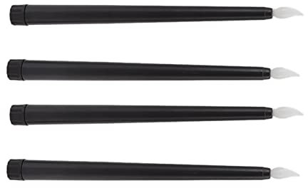 Estink LED-Stabkerzen Set, 4er-Pack, Warmweißes Licht, Flammenlose Dekoration für Weihnachten, Hochzeit, Party, Langlebige Beleuchtung, Ohne Batterien