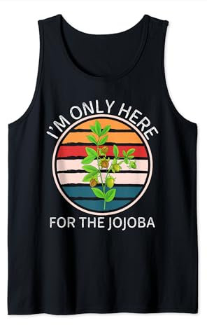 Retro-Jojoba Ich bin nur für den Liebhaber der Jojoba-Pflanze da Tank Top