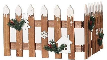 Aizuoni Zaun Für Weihnachtsbaum | Weihnachtszaundekoration | Für Weihnachtsbaum, Zaun, Dekoration Für Weihnachten, Hochzeit, Par, Gartenhaus