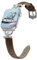 KoGiio Cuir Bracelet Compatible avec Apple Watch (42mm 41mm 40mm 38mm), Compatible avec Series 10 9 8 7 6 5 4 3 2 1 SE, Femme Boucle Métal en Forme de D Bracelet Remplacement