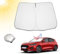BIBIBO F*ord Focus - Cubierta de parabrisas para coche, compatible con F*ord Focus MK4 ST Line 2018-2025, parasol para parabrisas delantero plegable, parasol antirayos UV