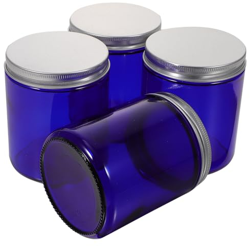 VINTORKY 12pcs Glass Tea Light Candle Holders for Party Storage Jars Lids Jars for Votives DIY Containers for Scented Candles