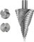 CYLBAQ Stufenbohrer Metall, Kegelbohrer Metall aus HSS Stahl-15 Stufen | Ø 4-32mm, Schälbohrer, Lochbohrer, Blechbohrer, Kunststoffbohrer, Lochfräser, Fräsbohrer, Lochschneider