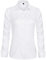 J.VER Bluse Damen Casual Business Bluse Damen Button Down Shirts Klassische Langarm Kragen Tops Bügelleichtes Modern Oberteil,Weiß,L